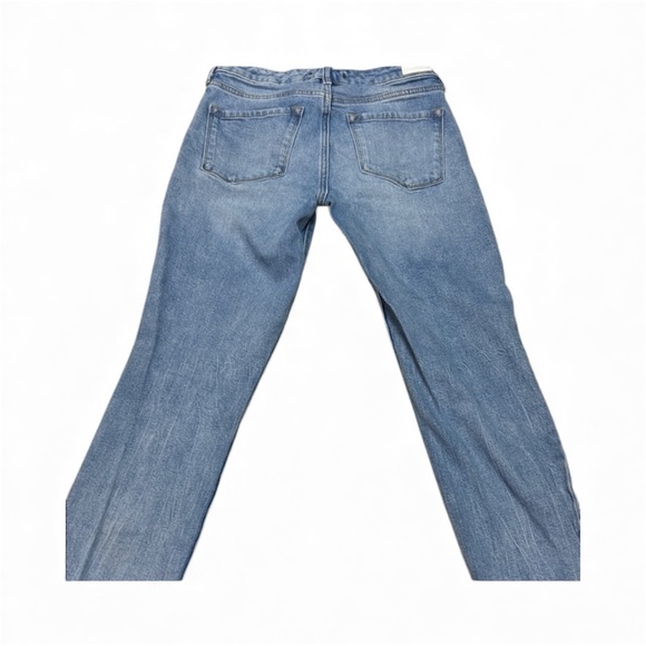 Dear John Light Blue Distressed Women's Cropped Jeans - Picture 2 of 2